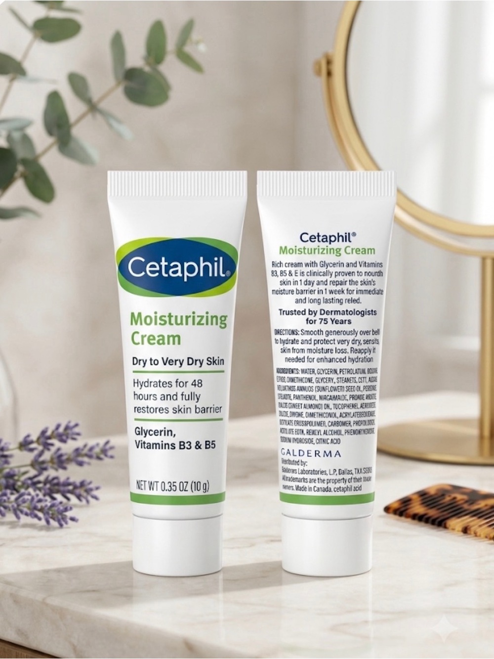 Cetaphil Moisturizing Cream Travel Size 12 count New Amazing (0.35 oz ea) - Picture 2 of 5
